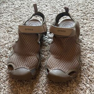 Crocs Brown Swim Sandals